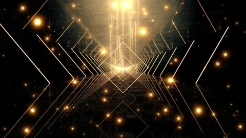 Illumination Triangle Neon Glow  Loop Video stock 148799305