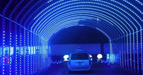 Illumination Tunnel Stock Footage 103020865
