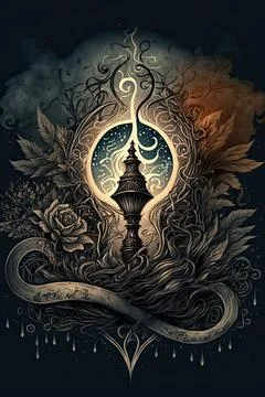 Illuminators tattoo Stock Illustration