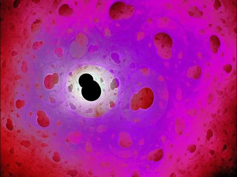 The illumined one Stockillustratie