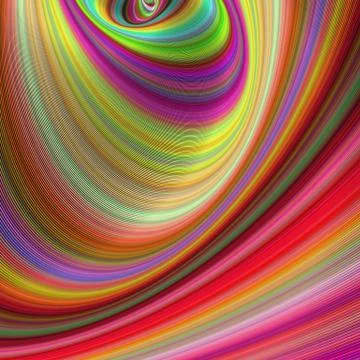 Illusion  - abstract computer generated background Illustrazione stock