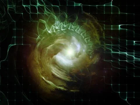 Illusion of Abstract Visualization 스톡 일러스트