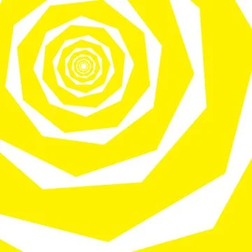 Illusion based on parallel lines. 库存插图