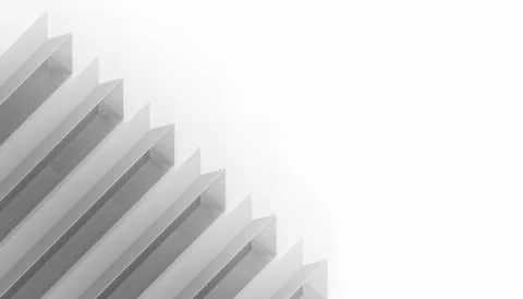 Illusion Creative Abstract Line art Concept and Ideas on Grey and white Stock Illustration