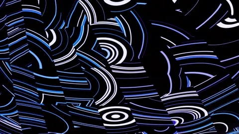 Illusion Effect Background Loop Video Stock Footage 337636822