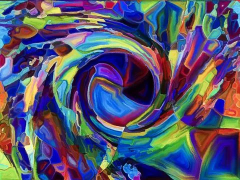 Illusion of Fragmentation Stockillustratie