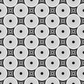 Illusion geometric pattern Illustrazione stock