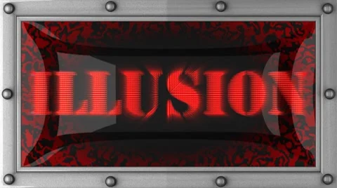 Illusion on led Stock-Footage 8761616