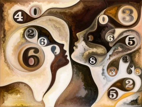 Illusion of Living Canvas Stock Illustration
