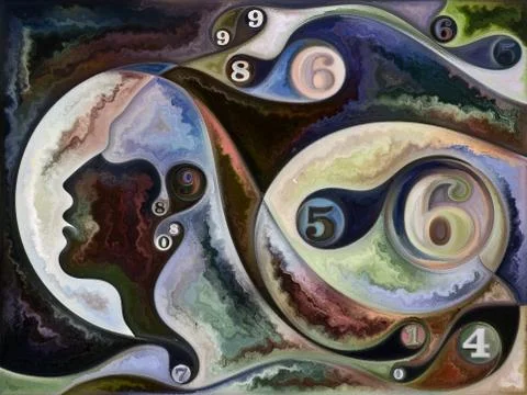 Illusion of Living Canvas 스톡 일러스트