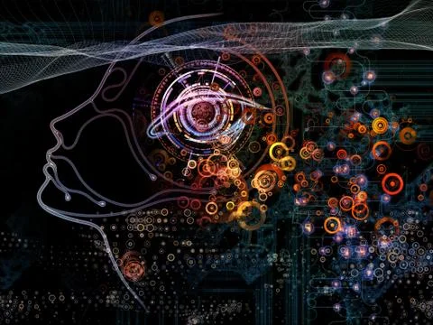 Illusion of Machine Consciousness 스톡 일러스트