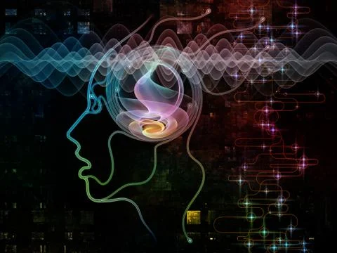 Illusion of Machine Consciousness Stockillustratie