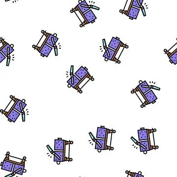 Illusion magic vector seamless pattern Stock Illustration