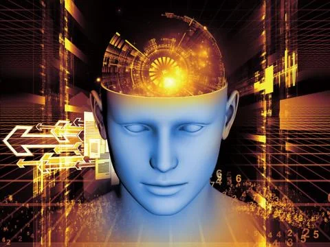 Illusion of the Mind Stock Illustration