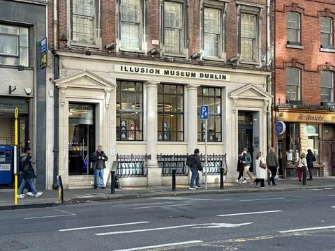Illusion museum Dublin Stock Photos
