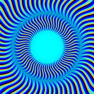 Illusion Ring    (motion illusion) Illustrazione stock