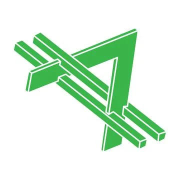 Illusion shapes. 3d geometry objects. Optical illusion figures. Sacred geometry Illustrazione stock