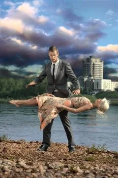 Illusionist. Stock Photos