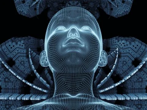 Illusions of Digital Identity Stock Illustration