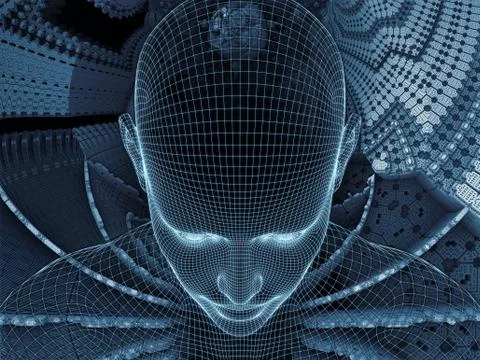 Illusions of Digital Identity Free Stock Illustration