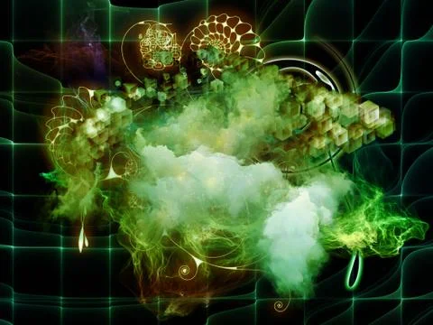 Illusions of Math Visualization 스톡 일러스트
