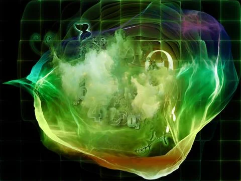 Illusions of Math Visualization Stockillustratie