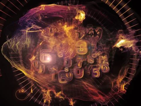 Illusions of Math Visualization Stockillustratie