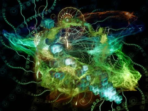 Illusions of Math Visualization イラスト素材