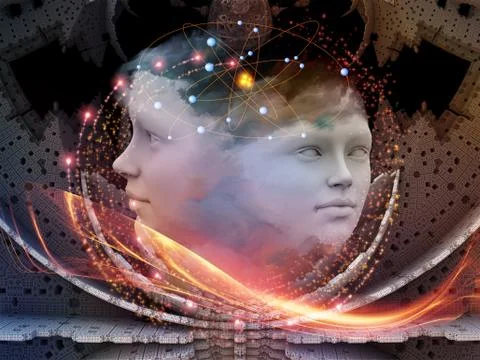 Illusions of the Mind Stock Illustration