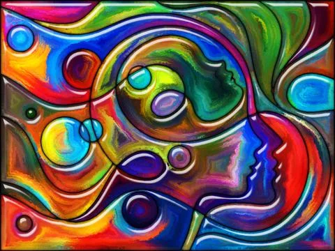 Illusions of Self 스톡 일러스트