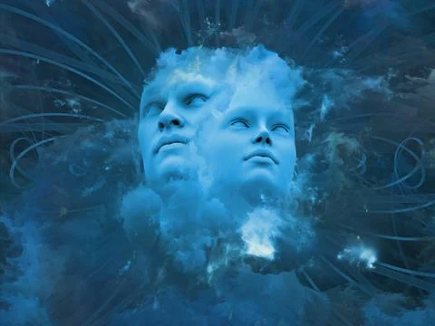 Illusions of Self Stock Illustration