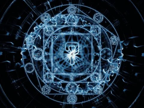 Illusions of Symbolic Meaning 스톡 일러스트
