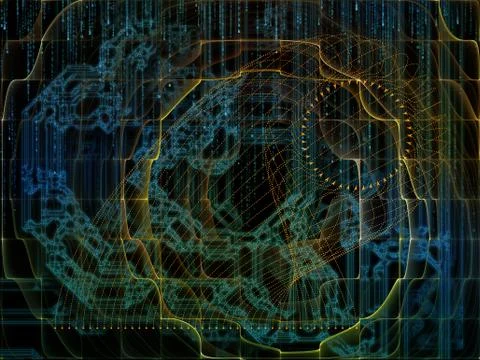Illusions of Technology Links イラスト素材