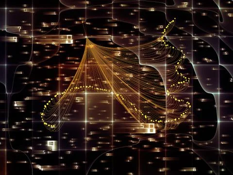 Illusions of Technology Links Illustrazione stock