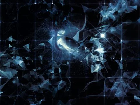 Illusions of Virtual World Stockillustratie