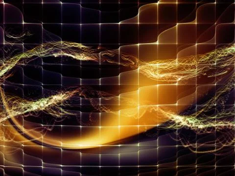 Illusions of Virtual World Stockillustratie