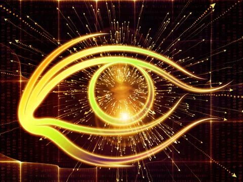 Illusions of Visual Information Stockillustratie