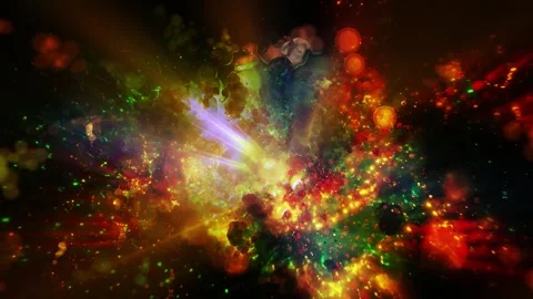 Illusory galaxy Stock Footage 303218164