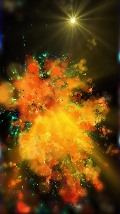 Illusory galaxy Stock Footage 303225249
