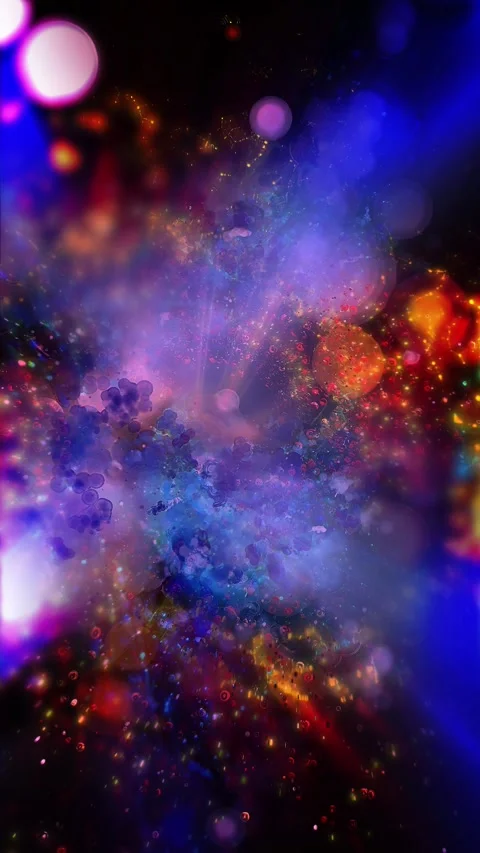 Illusory galaxy Stock Footage 303226407