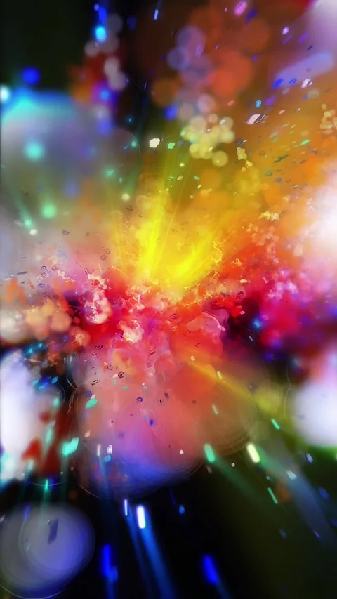 Illusory galaxy Stock Footage 303229243