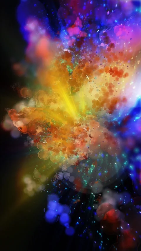 Illusory galaxy Stock Footage 303231972