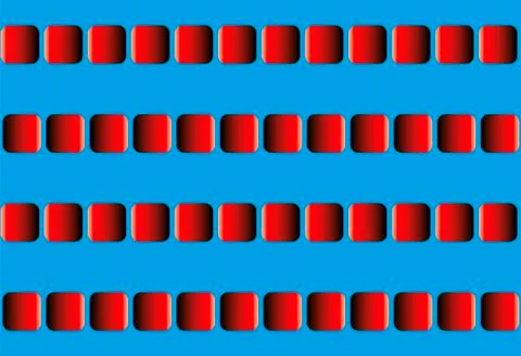 Illusory Motion Optical Illusion Stock Illustration