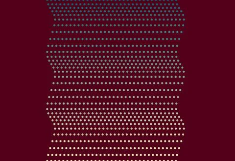 Illusory wavy background Illustrazione stock