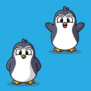 The Illustraion of Penguin Stock Illustration
