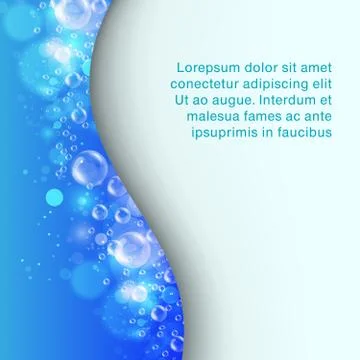 Illustraiton of underwater Stock Illustration