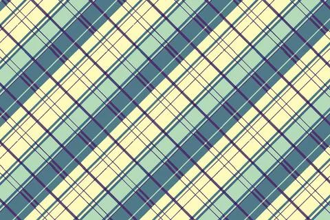 Illustrate a patchwork plaid combining denim blue Stock-Illustration