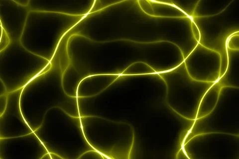 Illustrated background with simulation of human cells seen under a microscope Stock Photos