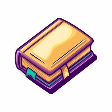 Illustrated Book Icon, able Vector Graphic Stock Illustration