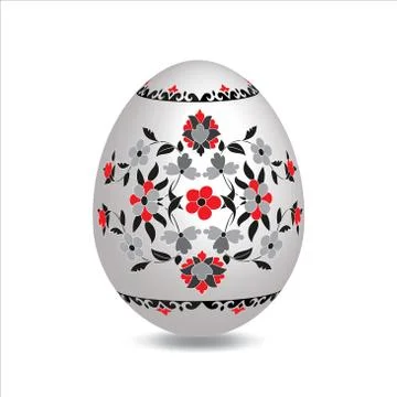 Illustrated easter egg Stock Illustration